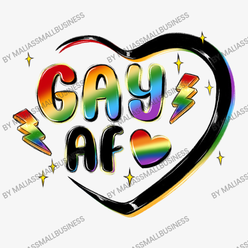 Gay Af Ladies Fitted T-Shirt by MaliasSmallBusiness | Artistshot