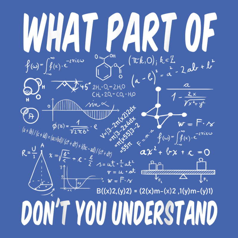 What Part Of Don't You Understand Math Physics T Shirt Mesh cap by peersodshamiw8 | Artistshot