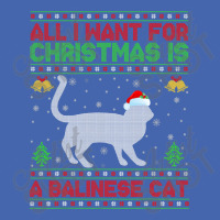 Funny Ugly All I Want For Christmas Is A Balinese Cat T Shirt Mesh Cap | Artistshot