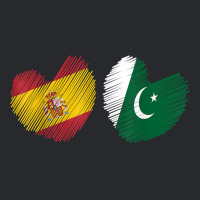 Pakistan Spain Heart Spanish Flag Pakistani Flag Love Heart T Shirt Trucker Cap | Artistshot