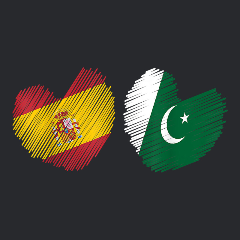 Pakistan Spain Heart Spanish Flag Pakistani Flag Love Heart T Shirt Trucker Cap by hustonfkobar3 | Artistshot