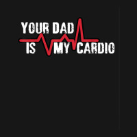 Your Dad Is My Cardio Workout Gym Medium-length Apron | Artistshot