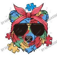 Autism Awareness Bear Debie Paper Bag - 10 X 5 X 13 | Artistshot