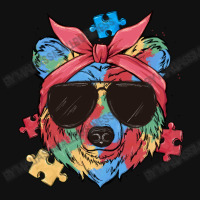 Autism Awareness Bear Round Patch | Artistshot