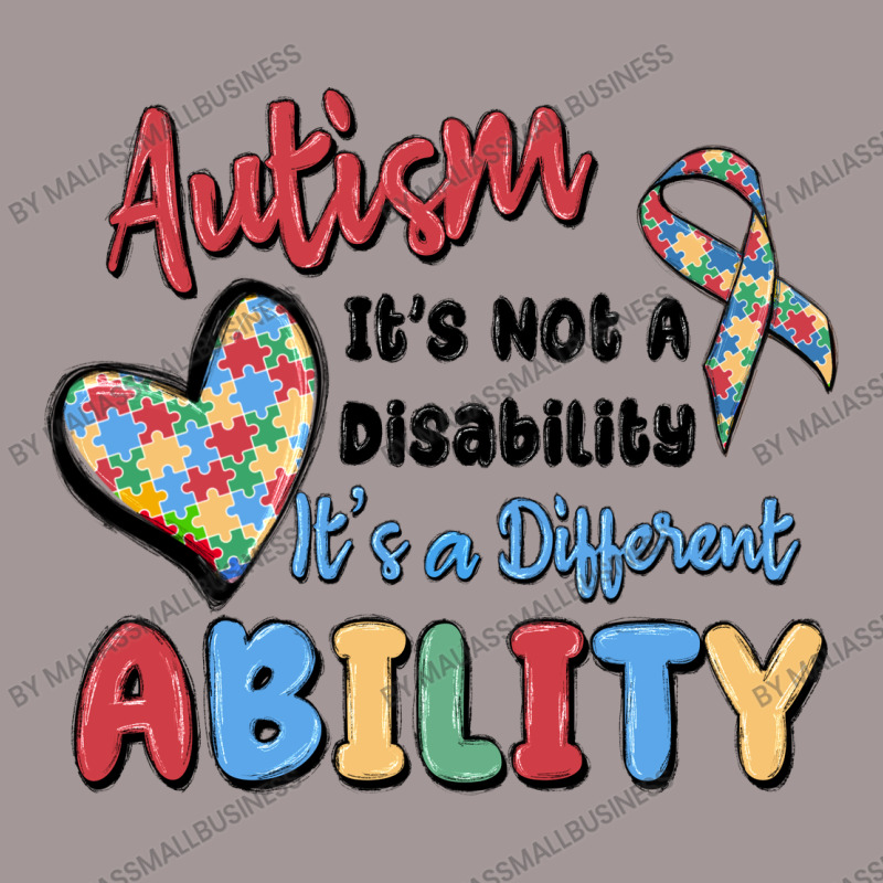 Autism It's Not A Disability It's A Different Abil Vintage Hoodie | Artistshot