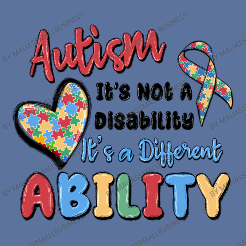 Autism It's Not A Disability It's A Different Abil Lightweight Hoodie | Artistshot