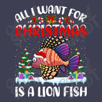 Funny Santa Hat All I Want For Christmas Is A Lion Fish T Shirt Mesh Cap | Artistshot