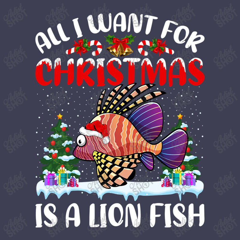 Funny Santa Hat All I Want For Christmas Is A Lion Fish T Shirt Mesh cap by Maria_Jezierski | Artistshot