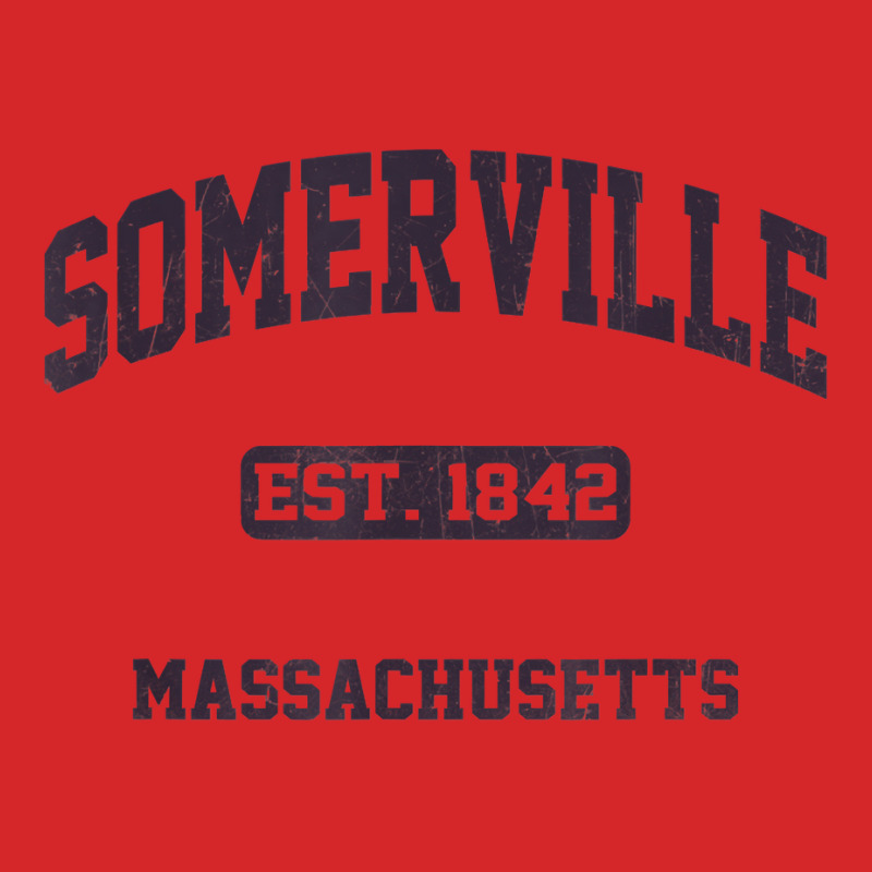 Somerville Massachusetts Ma Vintage State Athletic Style T Shirt Trucker Cap | Artistshot