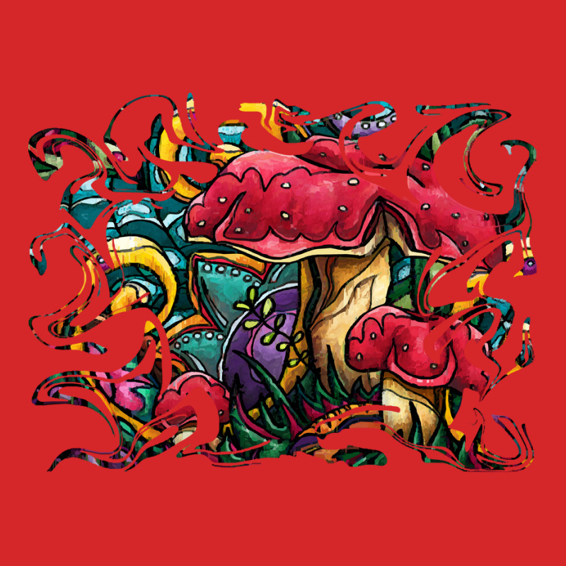 Mushrooms T  Shirt Colorful Red Mushrooms Painting, Psychedelic Amanit Trucker Cap by jaycee32830 | Artistshot