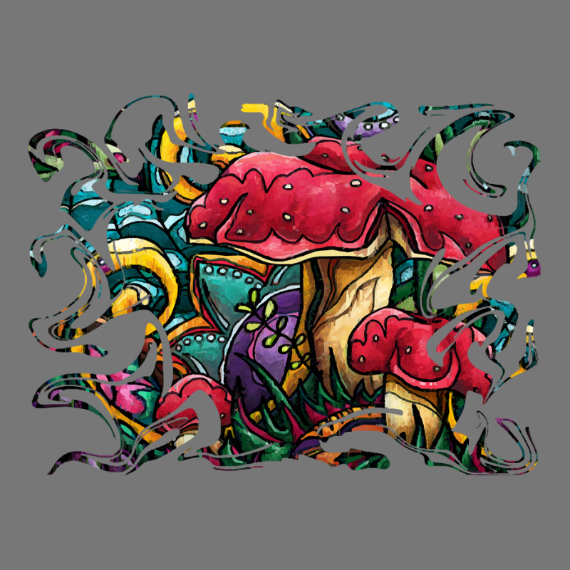 Mushrooms T  Shirt Colorful Red Mushrooms Painting, Psychedelic Amanit Camo Snapback by jaycee32830 | Artistshot