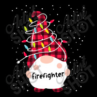 Firefighter Gnome Matching Family Christmas Lights Pajama T Shirt Flat Bill Snapback Cap | Artistshot