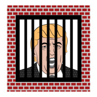 Jail Trump, Lock Trump Up, Trump In Prison, Dump Trump Long Sleeve T S Debie Paper Bag - 10 X 5 X 13 | Artistshot