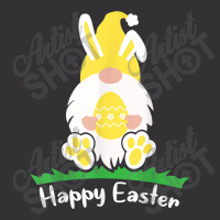 Yellow Easter Bunny Gnome Vintage Hoodie And Short Set | Artistshot