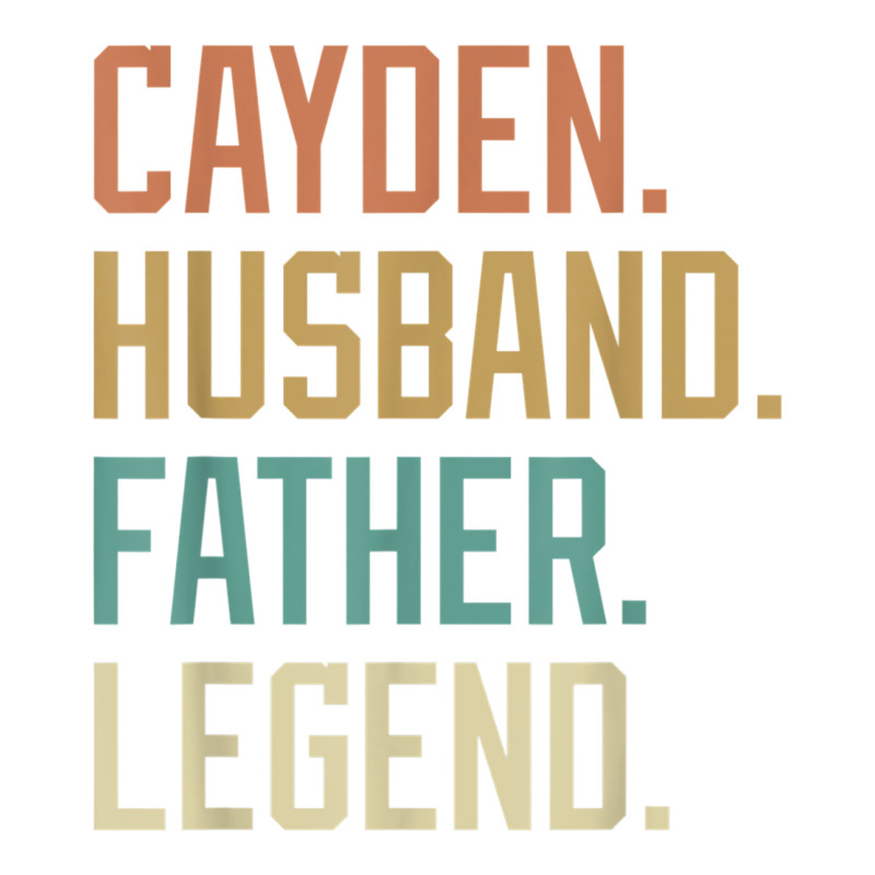 Cayden Husband Father Legend Father's Day Retro Queen Paper Bag - 16 X 6 X 19 1/4 | Artistshot