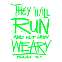 They Will Run And Not Grow Weary Isaiah 4631 Christian Premium T Shirt Queen Paper Bag - 16 X 6 X 19 1/4 | Artistshot