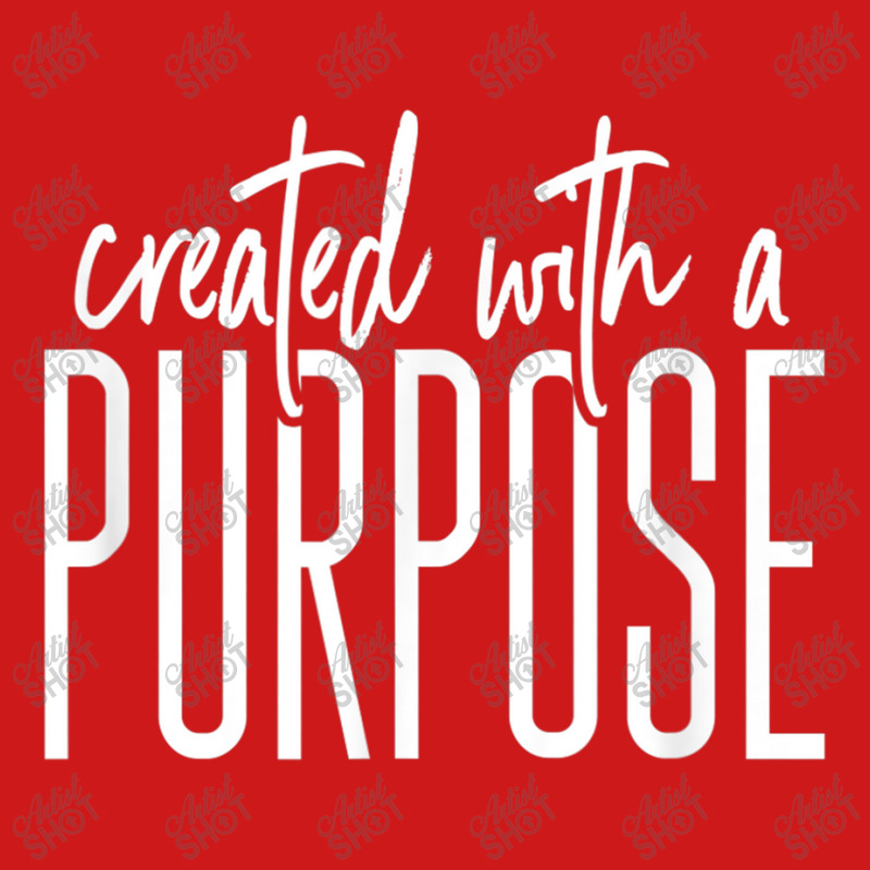 Cute Christian - Created With A Purpose Bible Quote Gifts Idea Baseball Cap by Aria-Proctor | Artistshot