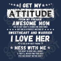 I Get My Attitude From My Freaking Awesome Mom Funny Gift Games Charac Baseball Cap | Artistshot