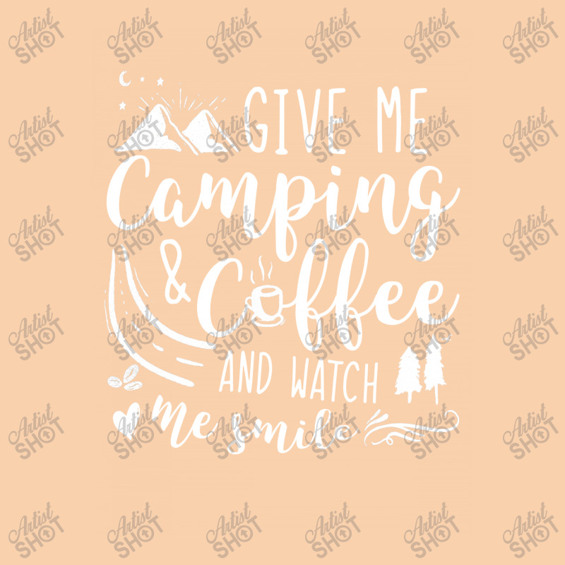 Give Me Camping And  Coffee And Watch Me Smile Cropped Hoodie by hoainv | Artistshot