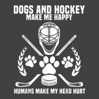 Hockey Makes Me Ice Hockey Happy Player Gift Penalty Box Vintage T-shirt | Artistshot