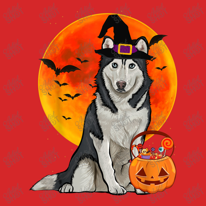 Dog Halloween Siberian Husky Jack O Lantern Pumpkin Trucker Cap by Brynlee-Everett | Artistshot