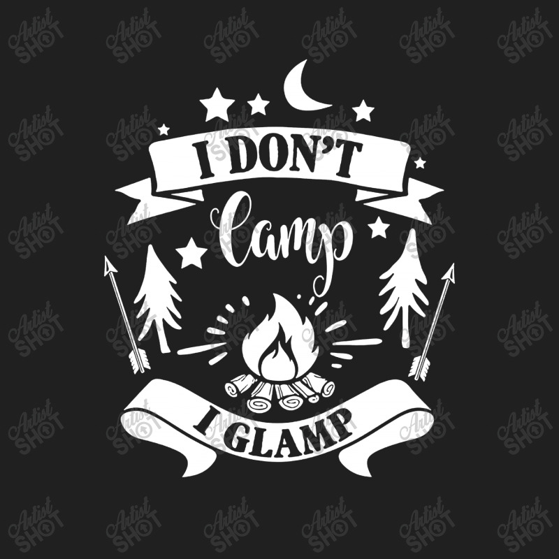 I Don't Camp I Glamp Funny Camping Ladies Polo Shirt by hoainv | Artistshot