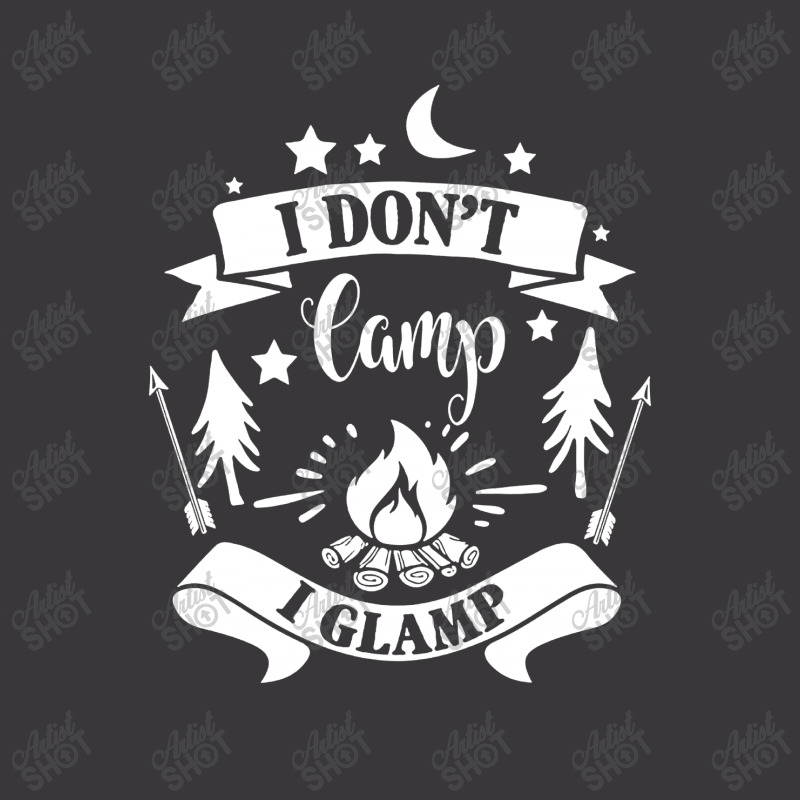 I Don't Camp I Glamp Funny Camping Ladies Curvy T-Shirt by hoainv | Artistshot