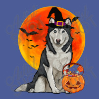 Dog Halloween Siberian Husky Jack O Lantern Pumpkin Flat Bill Snapback Cap | Artistshot