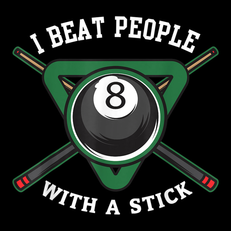 I Beat People With A Stick Billiards Shirt Ball Pool Gifts Youth Jogger | Artistshot