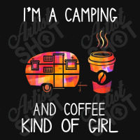 I'm A Camping And Coffee Kind Of Girl Adjustable Strap Totes | Artistshot