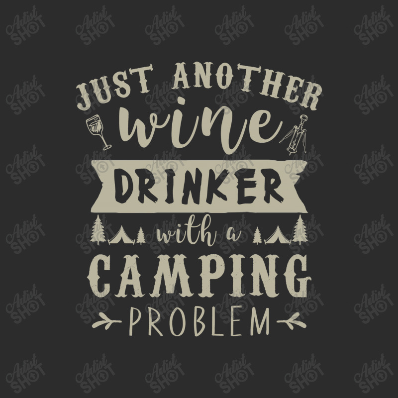 Just Another Wine Drinker With Camping Problem Exclusive T-shirt by hoainv | Artistshot