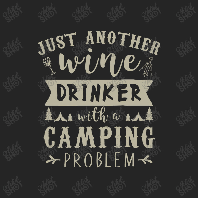 Just Another Wine Drinker With Camping Problem Unisex Hoodie by hoainv | Artistshot