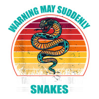 Warning May Suddenly Start Talking About Snakes Retro Snake Mart Paper Bag -13 X 7 X 17 | Artistshot