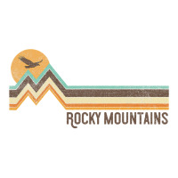 Rocky Mountain National Park 70's Retro Vintage Distressed Mart Paper Bag -13 X 7 X 17 | Artistshot