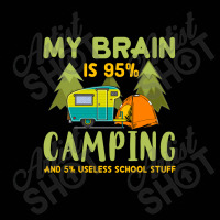 My Brain Is 95% Camping 5% Useless School Stuff Toddler 3/4 Sleeve Tee | Artistshot