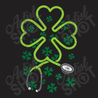 Shamrock Stethoscope Scrub Nurse St Patricks Day Rn Women T-shirt | Artistshot
