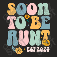 Soon To Be Aunt Est 2024 - New Aunt Pregnancy Ladies Fitted T-shirt | Artistshot