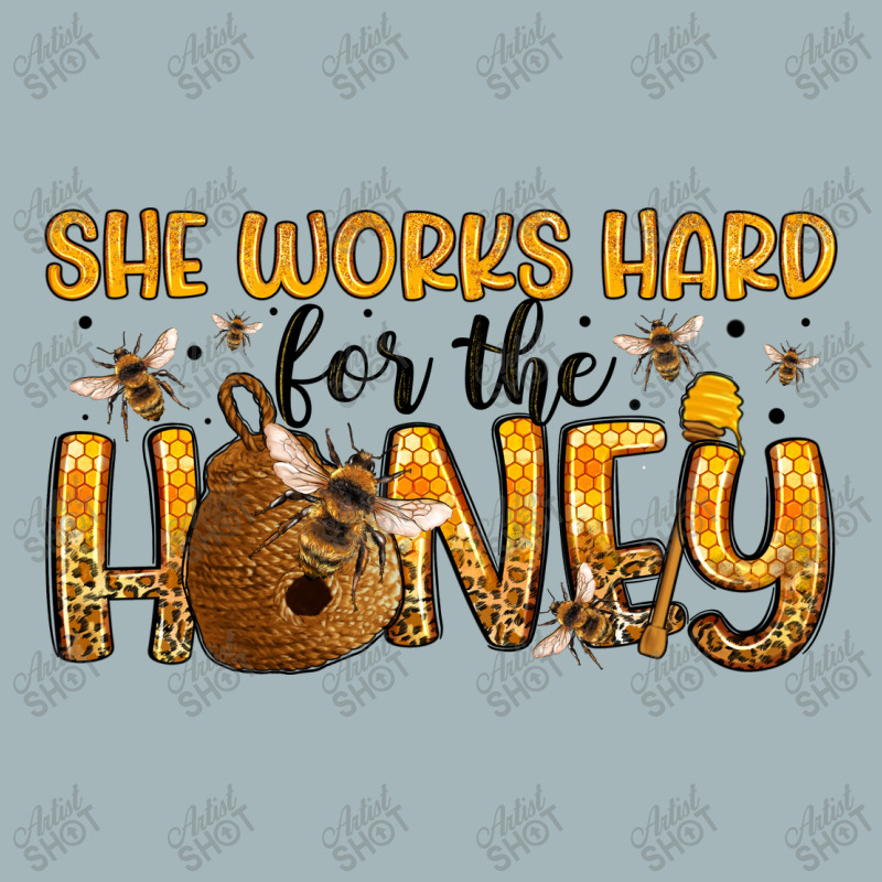 She Works Hard For The Honey Unisex Sherpa-lined Denim Jacket | Artistshot