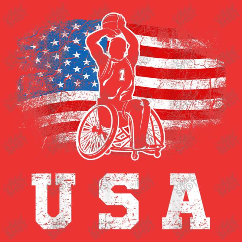 Wheelchair Basketball,disability Sports Handicap Usa Flag T Shirt Mesh cap by Great Tshirt | Artistshot