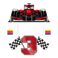 Kids 3 Year Old Race Car Birthday Formula 3rd Racing Party Gift Cub Paper Bag - 8 X 4 1/2 X 10 1/4 | Artistshot