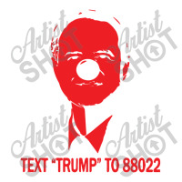 Text Trump To 88022 Debie Paper Bag - 10 X 5 X 13 | Artistshot