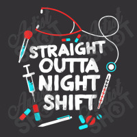 Straight Outta Night Shift   Nurse Nightshift Vintage Short | Artistshot