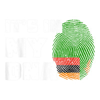 It's In My Dna Zambia Flag Fingerprint Men Women Mart Paper Bag -13 X 7 X 17 | Artistshot