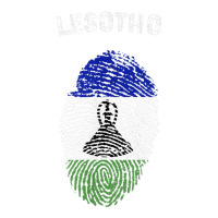 Lesotho Fingerprint Flag Country Pride Heritage Shirt Mart Paper Bag -13 X 7 X 17 | Artistshot