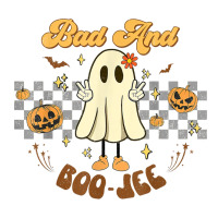 Retro Halloween Ghost Bad And Boo Jee Pumpkin Mart Paper Bag -13 X 7 X 17 | Artistshot