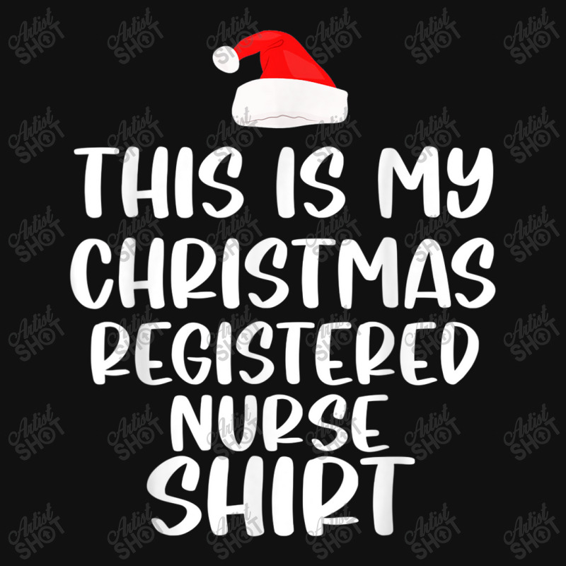 This Is My Christmas Registered Nurse Shirt Funny Christmas Baby Bibs | Artistshot