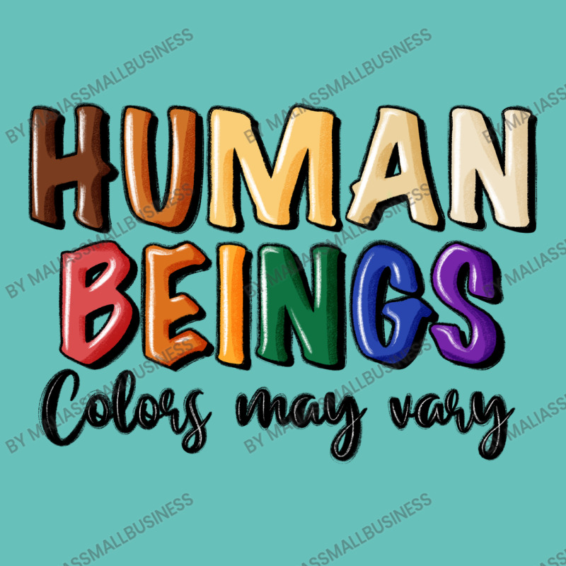 Human Beings Colors May Vary Rectangle  Leatherette Patch | Artistshot