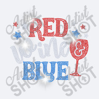 Woman Red Wine And Blue Bling Rhinestone 4th Of July Premium T Shirt Trucker Cap | Artistshot