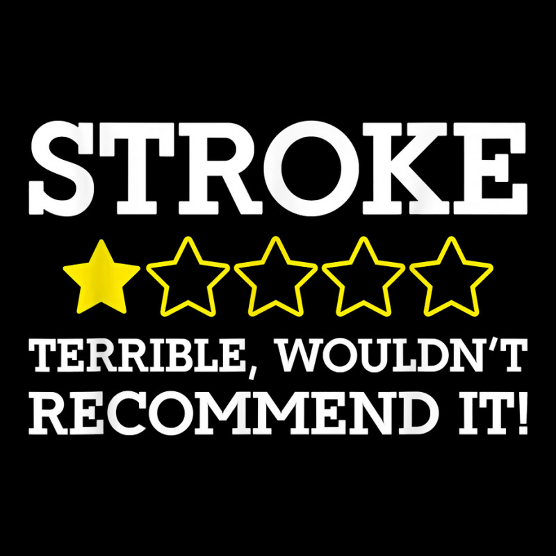 Stroke Review One Star Terrible Wouldn't Recommend It Funny T Shirt Flat Bill Snapback Cap | Artistshot