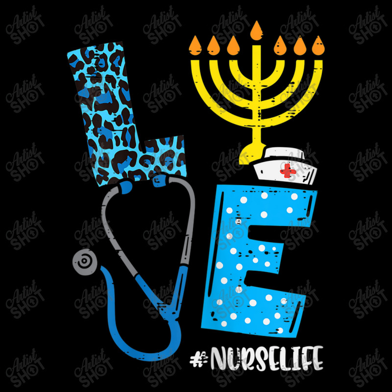 Womens Love Nurse Hanukkah Jewish Nurses Chanukah Pjs Pajama Women Adjustable Cap | Artistshot